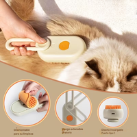 Vista 10 de Combo Anti-Pelos 2x1 🐾 Cepillo de Vapor 3 en 1 + Guante Quita Pelos!